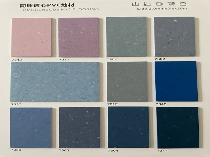 easy clean office vinyl floor surface
